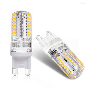 Luz LED regulable G9 64 104 152 LED 220V bombilla SMD 2835 foco reemplazar 9W 15W21W lámpara fluorescente compacta para lámpara de araña