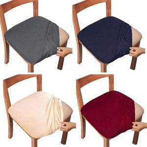 Cubiertas de silla de comedor sillones de asiento extraíbles cubiertas de cojín elásticas lavables