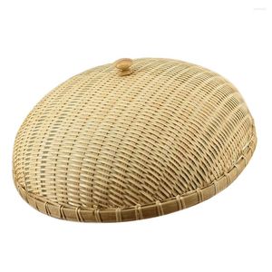 Juegos de vajilla Ceta de cocina de pan bambú Cesta de cocina tejida