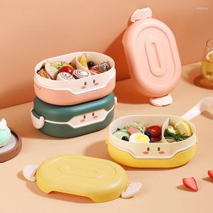 Ensembles de vaisselle Mignon Bento Lunch Box Kawaii Pour Enfants École Enfants Style Japonais Maternelle Pain Sandwich Portable