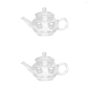 Ensemble de vaisselle à thé ménage Kettle Handheld Glass Pot El Coffee Transparent Teapot Restaurant