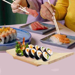 Juegos de vajilla Bandeja de sushi de escaleras giratorias para servir fruta de estilo japonés