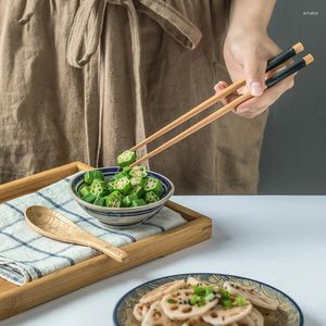 Ensembles de vaisselle de couverts en bois Ensemble de moulures en une seule pièce avec boîte de rangement à la main de mise en place de niveaux de cuisine à la main PHOEBE