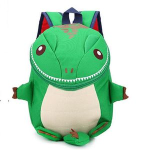 Mochila infantil de dinosaurio, mochila escolar de dibujos animados de anime para niños, mochila de nailon para niños y niñas