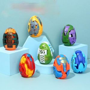 Dinosaur deformation toy Novelty Games Deformed egg Children's simulation robot puzzle toys boy gifts wholesale