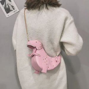 Dinosaur Design Rivets Bourses pour femmes et sacs à main Sac de chaîne d'épaule Designer Smallbodybody Sac femelle Pu Leather 240403