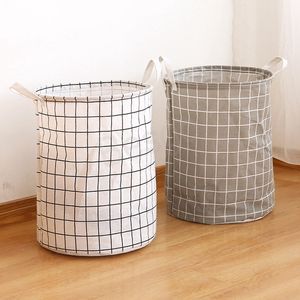 Dirty Clothes Storage Basket Foldable Animal Toys Waterproof Storage Bucket Portable Bedroom Clothing Tidy Dust-proof Baskets BH6229 WLY