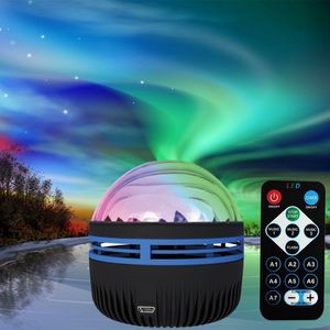 Disco Light with RGB Rotating Magic Effect Ball, Northern Light Projector Lamp for Home Stage KTV christmas holiday party