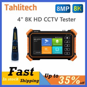 Affichage 8K CCTV IPC Tester IPC1910 8MP AHD CVI TV SDI CCTV Tester Monitor HDMI VGA Entrée PTZ POE IP Camera Tester Cftv Tester Tester Cable Test