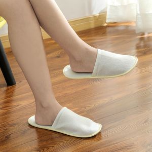Disposable Slippers Hotel Travel Slipper Sanitary Party Home Guest Use Men Women Unisex Closed Toe Shoes Salon Homestay 1223804