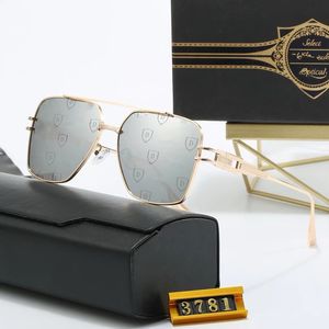 Designer Mens Sunglasses Lunes de marque populaires Stores extérieures TRENDY FACE RONDE OEUX MALE PROTECTION Classic Louilles de soleil Luxury Luxury pour femmes avec boîte