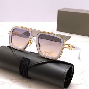 Hommes Femmes Designer Lunettes de soleil DITA GRAND LXN EVO série MACH de luxe plaqué rétro plaque carré plein cadre lunettes de soleil de style d'affaires boîte d'origine