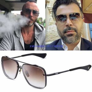 DITA Diseñador de calidad Gafas de sol para hombre Moda Retro Marca de lujo Gafas Diseño Caja de cinta de metal Piloto Deportes Fitness Proveedor Precio Mach Six Johnson High logo