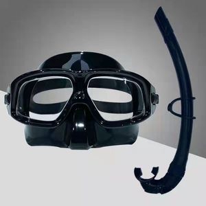 Diving Masks Diving mask Free diving surface mirror high definition anti-fog lens snorkeling mask equipment 230410