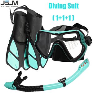 Diving Masks JSJM 111 professional diving mask equipment diving glasses high-definition anti fog diving mask underwater inflatable flip cover 230531
