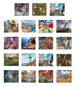 DIY 1000 pièces Puzzle Set Belle peinture country paysage Jigsaw Toy Kids Cadeaux adultes L022633523051758