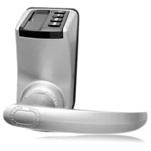 DIY-3398 Cerradura de puerta con contraseña de huella digital compatible con 120 usuarios 1 código de grupo