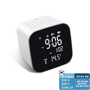 DIY Aromatic Digital LED Alarm Clock + Aromatherapy Essential Oil Fragrance Diffuser,Temperature Thermometer,Sound Control Light 220426