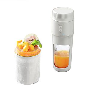 Herramientas automáticas para helados de frutas, exprimidor de frutas recargable por USB portátil de 55W, máquina congeladora para batidos y batidos