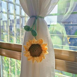Cañón de crochet de bricolaje correas de cortina Kawaii colgante múltiples usos múltiples accesorios de cuerda atados a mano decoración del hogar