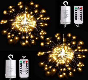 DIY Firework String Lights LED Strip 8 Modes Fairy Light 4aa Battery Mariage Party Outdoor Christmas Decoration5956535