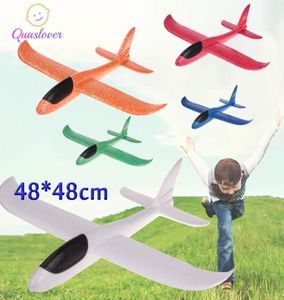 Jouets pour enfants à monter soi-même, avion à lancer à la main, planeur volant, hélicoptères, avions volants, modèle d'avion, jouet pour enfants, jeu d'extérieur 2702635