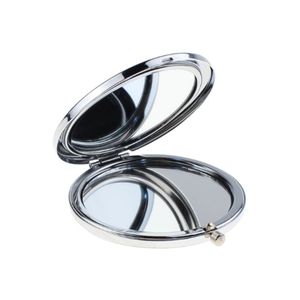 Livraison gratuite Kit de bricolage Miroir compact vierge avec autocollants époxy de 58 mm, Fourniture de miroir de poche, Miroir de maquillage, Miroirs double face LX5825
