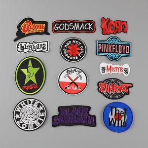 Bricolage patchs aléatoires personnaliser patchs fer sur patchs pour vêtements patchs de groupe de Rock badges brodés veste accessoires autocollant