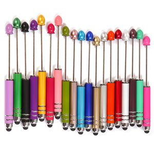 Stylo à bille pour écran tactile, bricolage, ajout de perles, stylos à perles, lampe personnalisable, travail artisanal, outil d'écriture, stylet pour téléphone portable