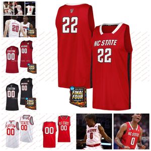 DJ Burns Jr. Jersey Custom NC State Wolfpack Basketball Jersey 2024 Final Four Jersey 23 Mohamed Diarra 0 DJ Horne 34 Ben Middlebrooks 2 Kam Woods