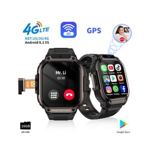 DM63 4G 5G Android Smartwatch avec caméra rotative CDS9 Ultra 2,2 pouces grand écran S8 Ultra 4G 5G Android Smartwatch SIM Carte