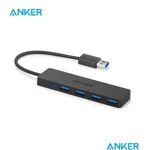 Stations d'amarrage hubs anker usb hub 3 0 4port tra slim data for book Air pro tablet i ordinateur portable ordinateur pc lecteurs flash drives livraison dhxig