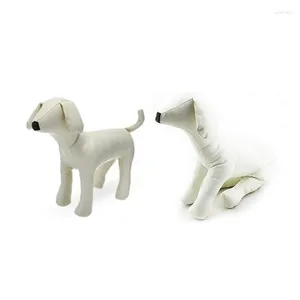 Vêtements de chien 2 pcs mannequins en cuir modélises de position de position toys