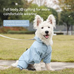 Vêtements pour chiens 2024 Vêtements pour animaux de compagnie Vêtements réfléchissants respirants imperméables à quatre pattes Fournitures pour chats en gros