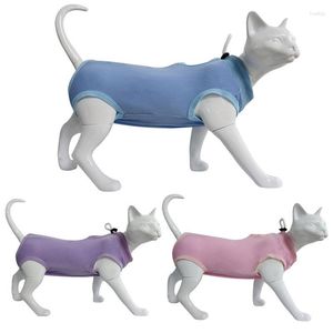 Ropa para perros, mono de gato en blanco, ropa para mascotas, pijama, traje para pequeño, rosa, azul, púrpura, Pug, abrigo de destete, pijama para el vientre, chándal