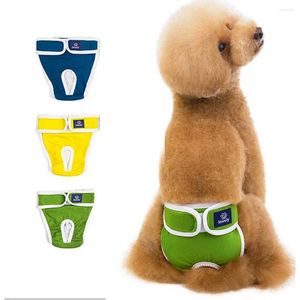 Pantalons physiologiques de vêtements pour chien lavable pour short féminin Pantalon de chiens de fille doux sous-vêtements pour animaux de compagnie