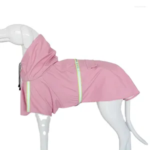 Fábrica de vestuário para cães diretamente roupas para animais de estimação cães capa de chuva reflexiva impermeável por atacado casaco de chuva com preço