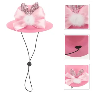 Ropa para perros Sombreros Suministros para gatos para mascotas Gatos y perros de Pascua Decorativos Fiesta de gatitos Rosa