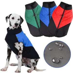 Vêtements de chien Grands vêtements pour petits chiens moyens chat imperméable chiot gilet veste hiver chaud manteau pour animaux de compagnie coupe-vent Golden Retriever Costume 230915