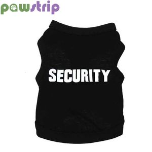 Vêtements pour chiens pawstrip XSL gilet de sécurité vêtements d'été noir chiot pour animaux de compagnie t-shirts pour petits chiens Chihuahua Yorkie carlin chat Costume 230608
