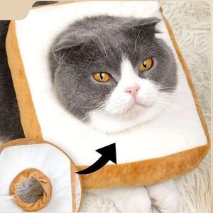 Ropa para perros mascota gato sombrero gatito cachorro suave tocado tostada forma sombrero disfraz Elizabeth círculo vergüenza collar protector suministros