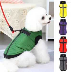 Ropa para perros Ropa para mascotas Chaleco Abrigo Traje Cremallera Cierre Vestido-Amistoso para la piel para el invierno