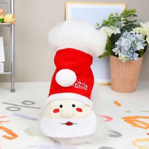 Vêtements pour chiens Pet Santa Claus Vêtements en peluche en peluche et vacances d'hiver à quatre pattes.