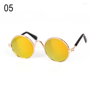 Ropa para perros Gafas de sol para mascotas para gatos Perros pequeños Protección de ojos Gafas de sol Cachorro Pos Props Eyewear Marco de metal