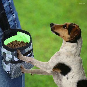 Ropa para perros Bolsas de entrenamiento portátiles Durable Walking Snack Treat Desmontable Puppy Reward Bag Tela impermeable al aire libre