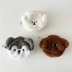 Ropa de perro cachorro insa linda peluche bolso de caca para caminar para mascotas de distribución de residuos para mascotas accesorios de peluche para perros pequeños