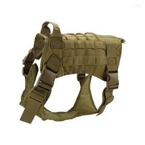 Dog Apparel River Outdoor Nylon Tactics Vest Vêtements Gilet De Harnais Pour Chiens En Tactique Militaire