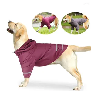 Camiseta deportiva de ropa para perros con camisas de etiqueta reflectante chaleco de mascotas