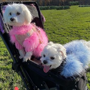 Ropa para perros pavo pluma ropa de mascotas suave suéter de perro cálido de invierno de diseño de lujo de lujo disfraz de cachorro chihuahua suministros suministros para perros 230815