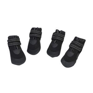 Ropa para perros, zapatos luminosos impermeables para mascotas, gruesos y cálidos para perros pequeños, botas antideslizantes para lluvia y nieve, calcetines para cachorros, botines de PU, producto WinterDog